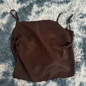 Zara Black Satin Camisole